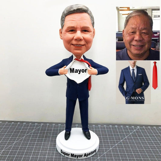 Custom Mayor Bobblehead Figurine