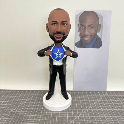 Custom Superhero Bobblehead for Action Figure Fans
