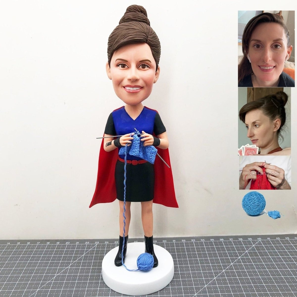 Custom Superhero Woman Bobblehead