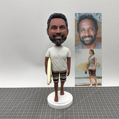 Custom Surfing Bobblehead
