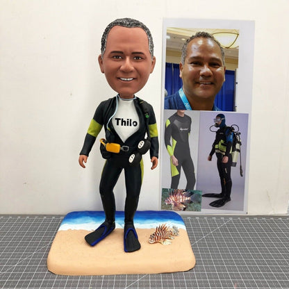 Custom Swimming and Diving Bobblehead