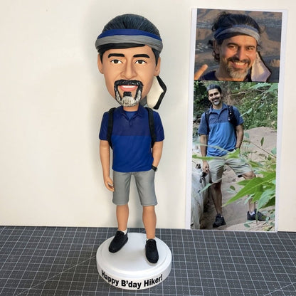 Custom Traveler Outdoor Bobblehead Figurine