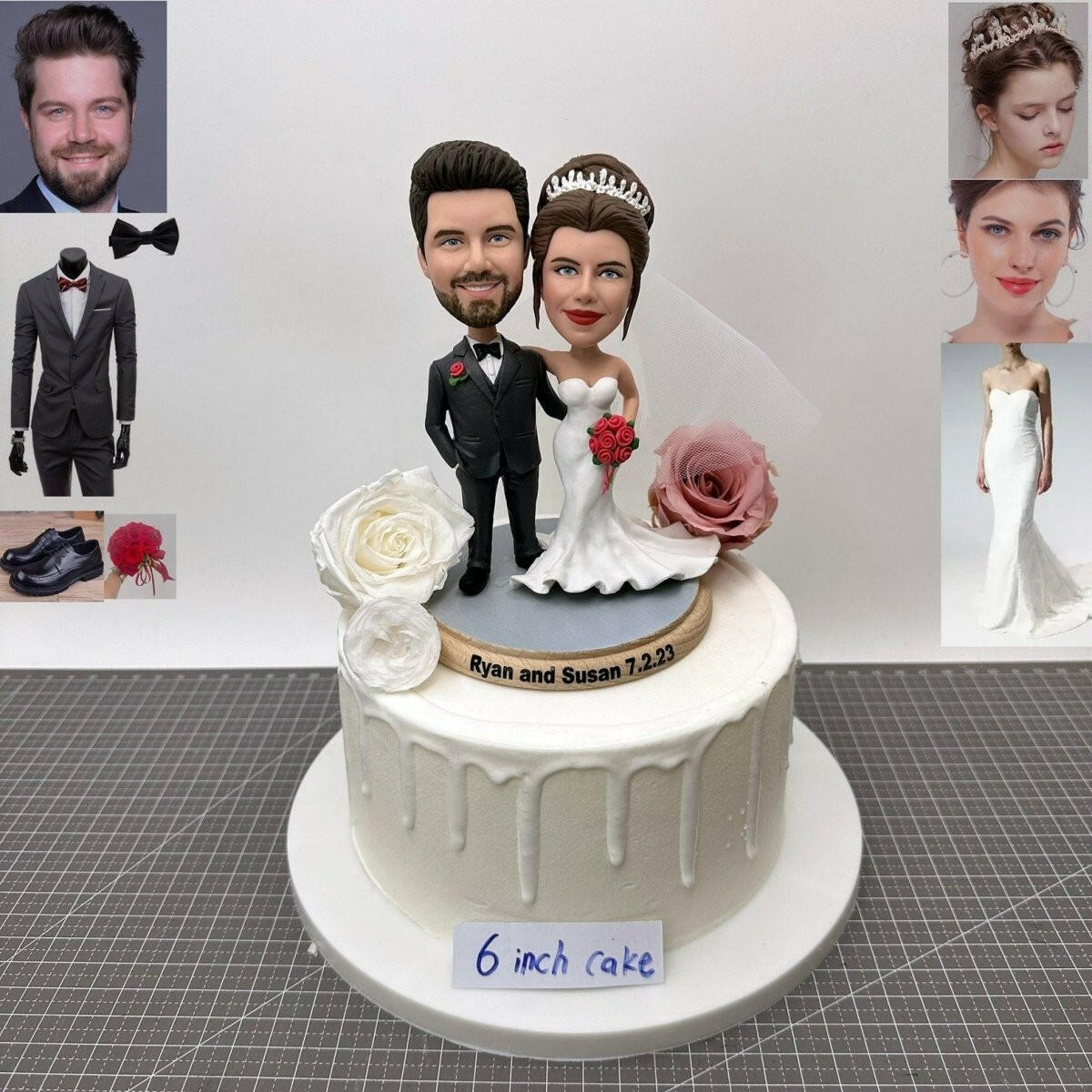 Custom Wedding Bobbleheads & Couple Sculptures