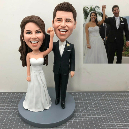 Custom Wedding Bobbleheads from Photos