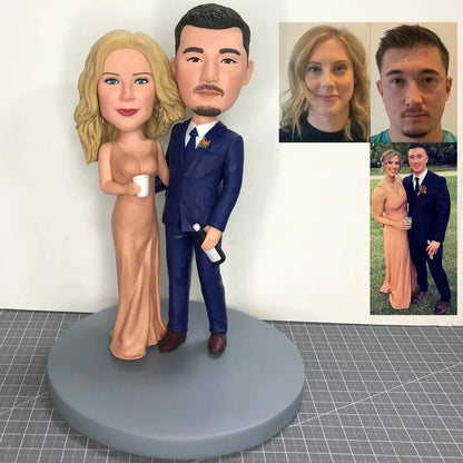 Custom Wedding Cake Topper Bobbleheads