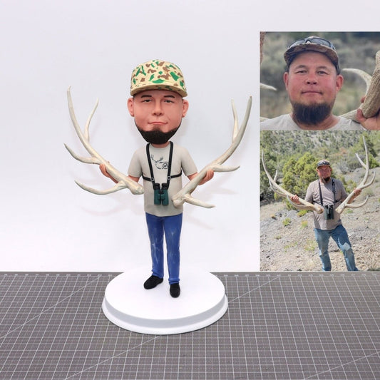 Custom wildlife conservation and explorer bobbleheads