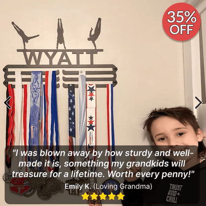 Rugby Medal Hanger