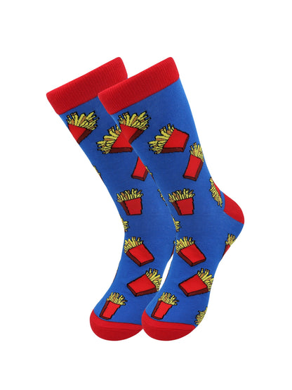 French Fry Socks - Comfy Cotton for Men & Women