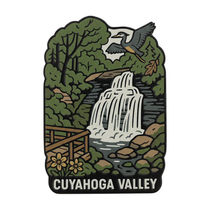 Cuyahoga Valley National Park Traveler Pin - Cleveland Brandywine Falls Souvenir Pin