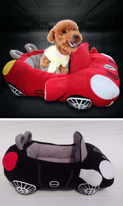 Dog bed car