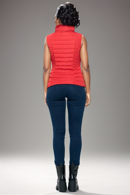PuffTech Vest - Women's High Collar Quilted Vest