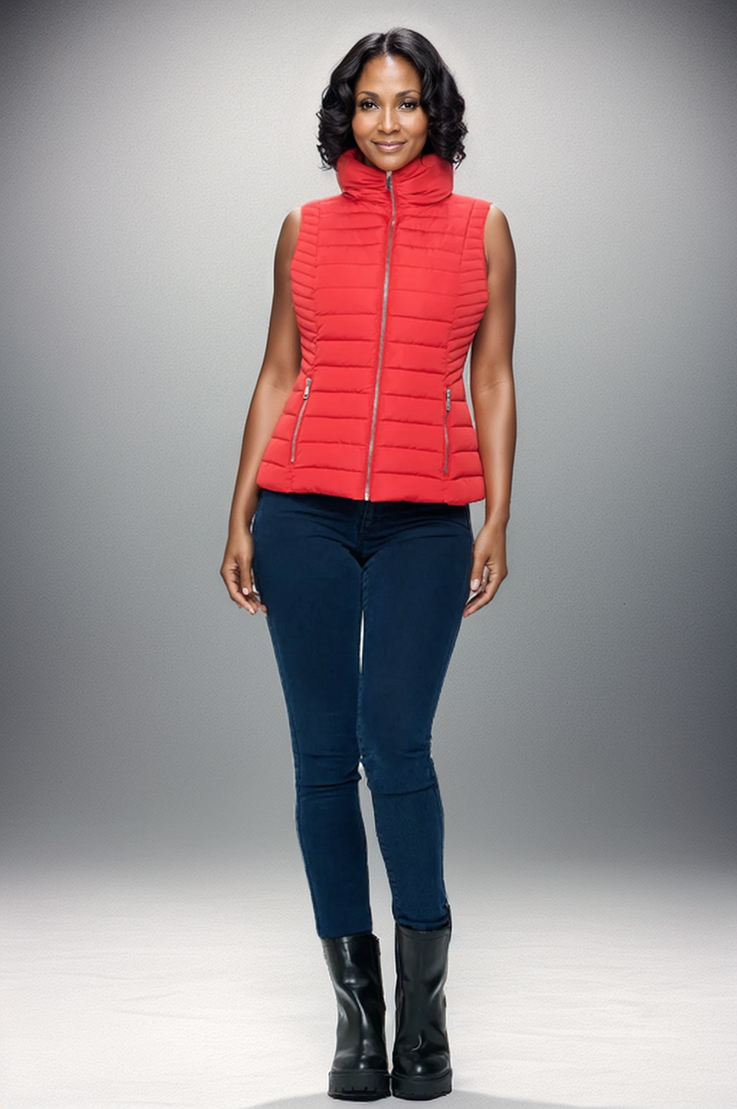PuffTech Vest - Women's High Collar Quilted Vest