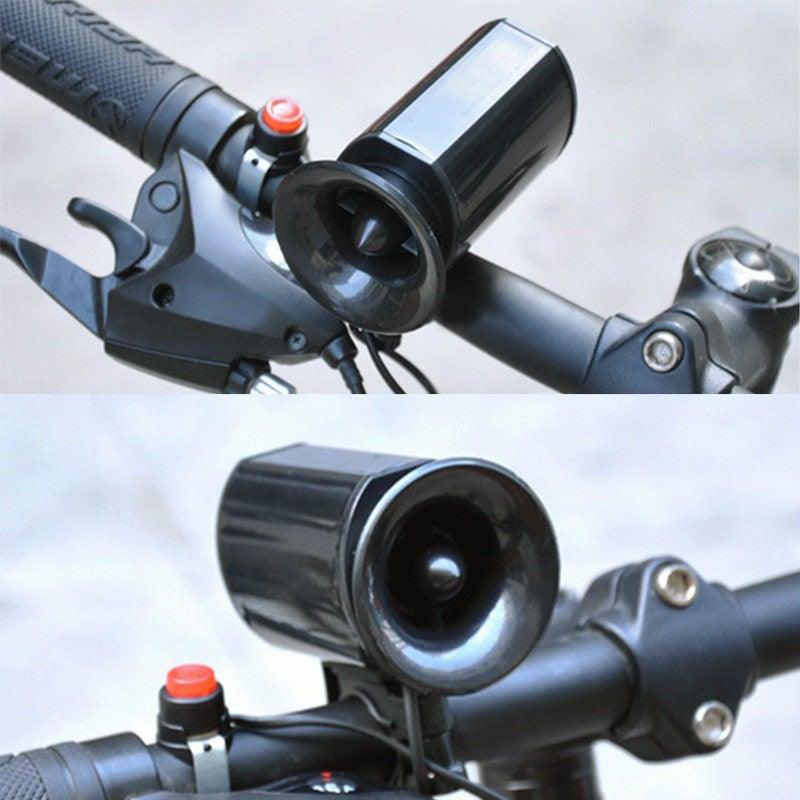 Cycling Bike Road Bicycle Loud Electronic Horn Bell Ring Alarm 6 Sounds Siren Bike Horn Electric Bicycle Bell Bike Horn Super Loud Bicycle Electronic Bell Handlebar Ring Alarm Bell Bicycle Horn For Mountain Road Bikes