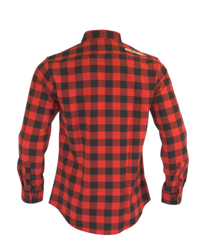 The Titan - Black/Red Plaid Long Sleeve
