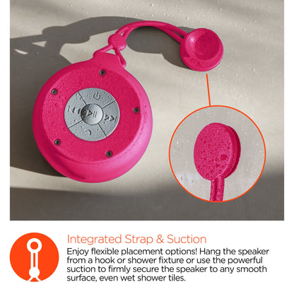HyperGear Splash Water Resistant Wireless Speaker for Camping (SPLASH-PRNT)