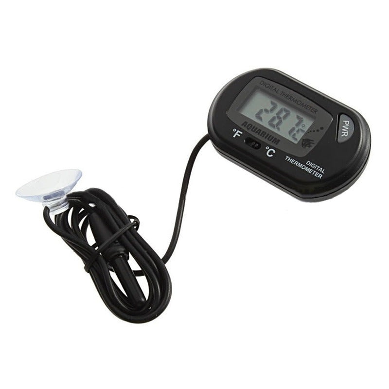 Digital Aquarium & Reptile Bath Thermometer with Submersible Probe