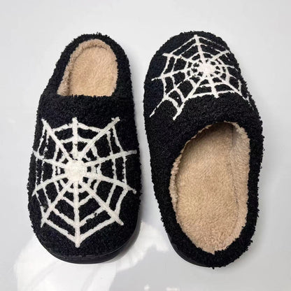 Cozy Spider Web House Shoes
