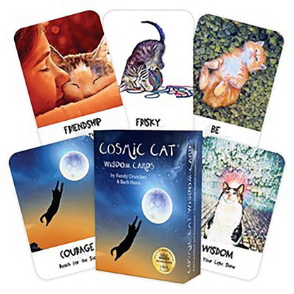 Cosmic Cat Wisdom Cards by Barb Horn and Randy Crutcher