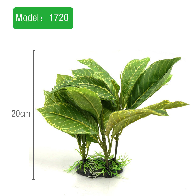 Weighted Artificial Terrarium & Aquarium Plant Decor