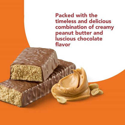 Think! Protein Bars, High Protein Snacks, Gluten Free, Sugar Free Energy Bar With Whey Protein Isolate, Creamy Peanut Butter, Nutrition Bars Without Artificial Sweeteners, 2.1 Oz (10 Count) - Pac