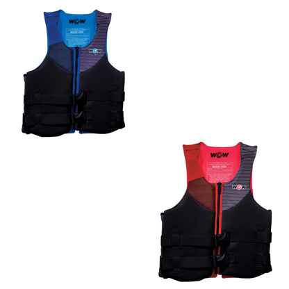WOW Sports Feel Good Dual Sized Evoprene PFD Personal Floatation Device for Adults