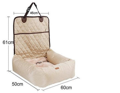 Waterproof Pet Car Seat Bed