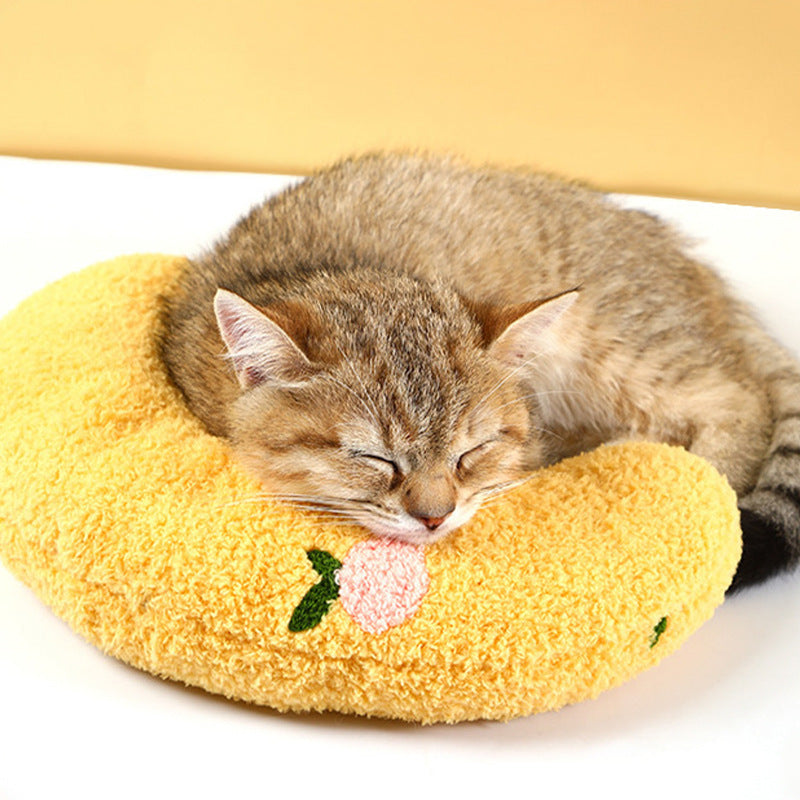 Moon Shape Pet Sleeping Pillow