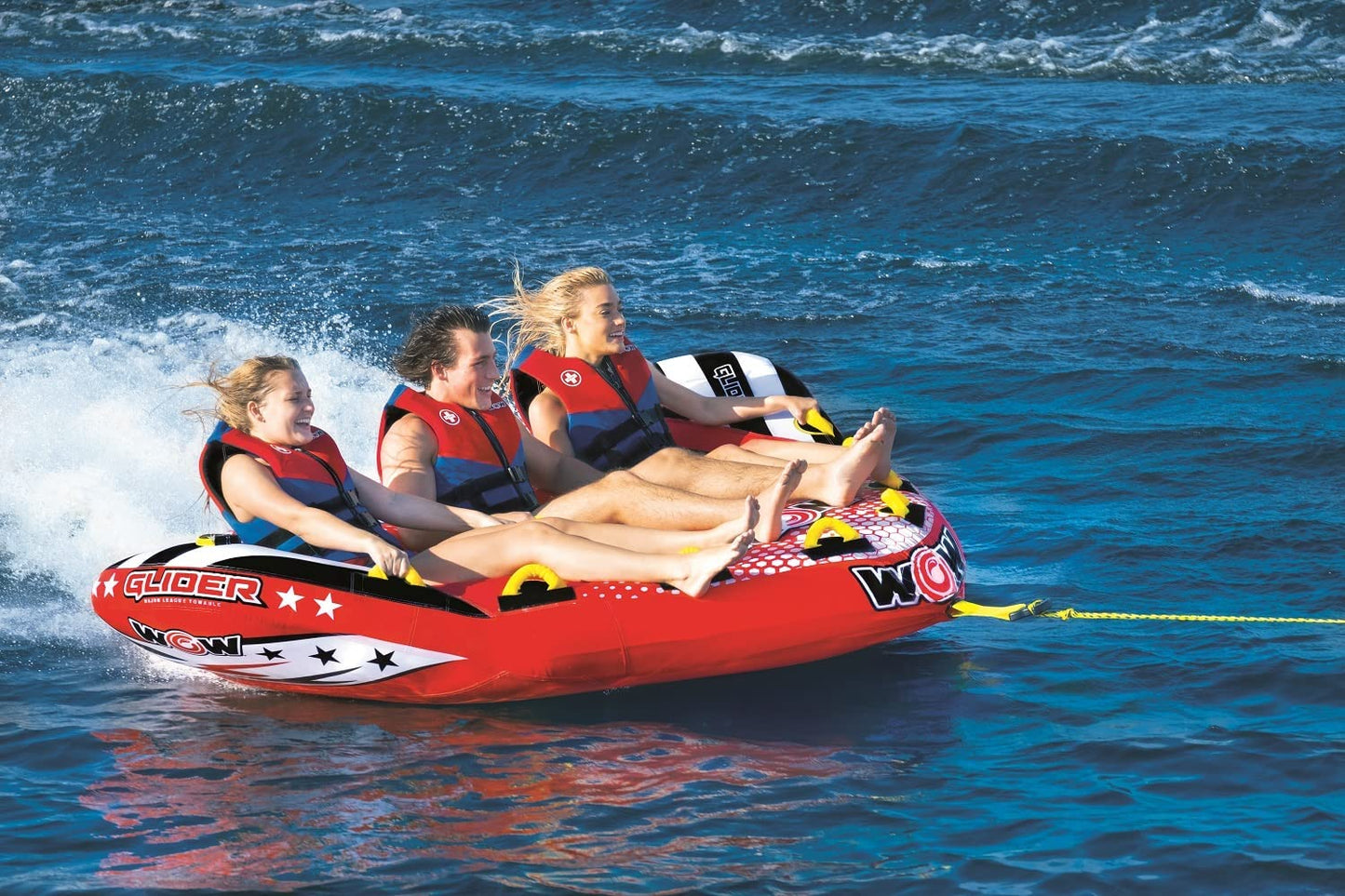 WOW Sports Glider 3 Person 3P Towable with Flex Seating (22-WTO-3967)