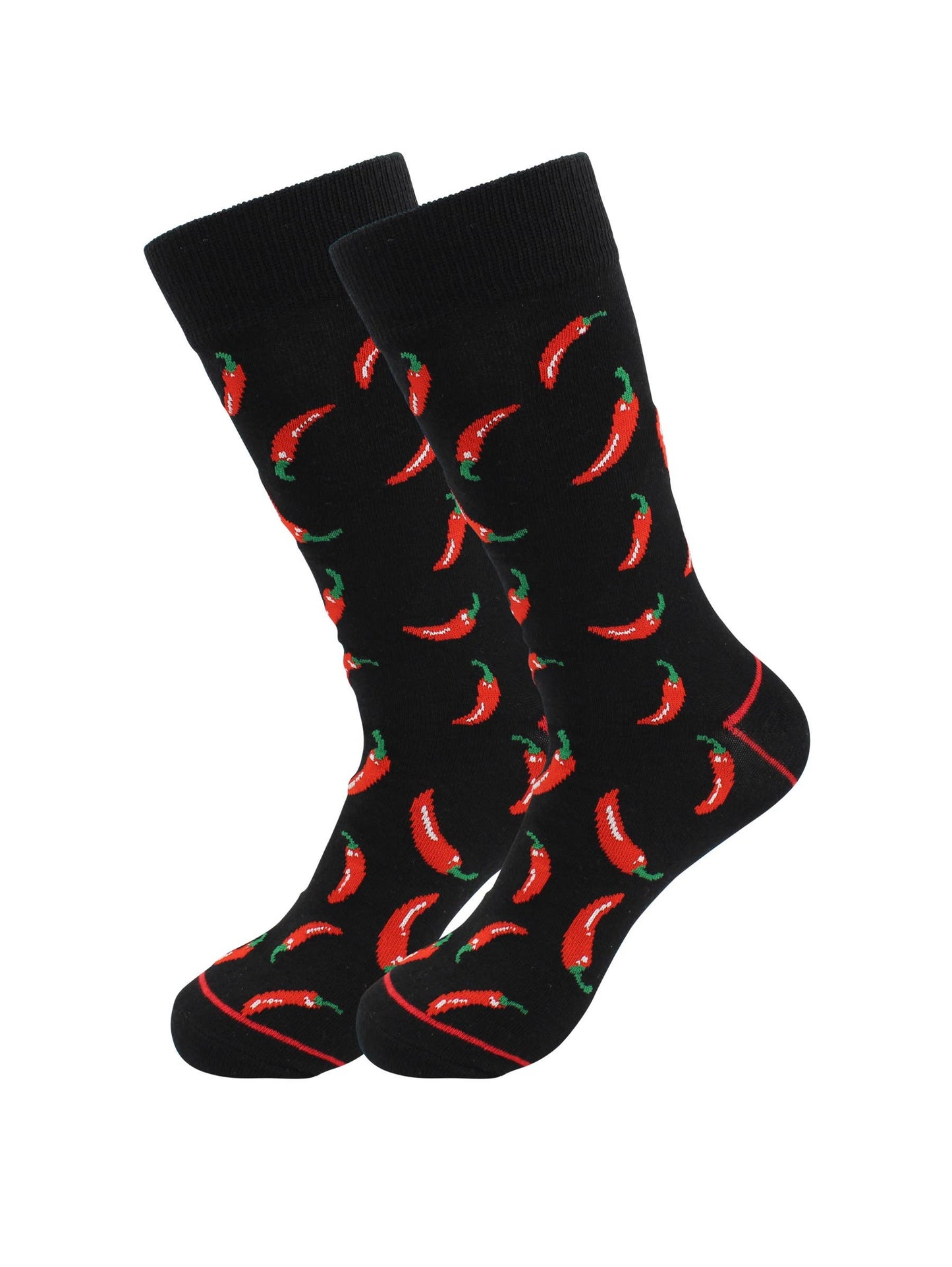 Red Chili Pepper Socks - Comfy Cotton for Men & Women