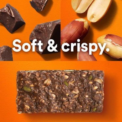 Rxbar Nut Butter And Oat Protein Bars, Protein Snacks, Snack Bars, Dark Chocolate Peanut Butter, 9.7Oz Box (5 Bars)
