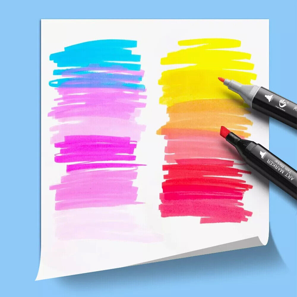 Touch 168-Piece Dual-Tip Alcohol Marker Set