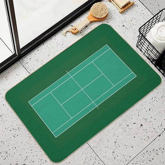 Tennis Court Bath Mat