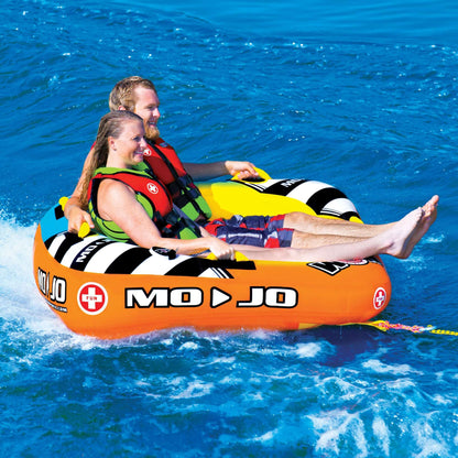 WOW Sports Mojo 1-2 Person Towable Water Tube For Pool and Lake (16-1060)