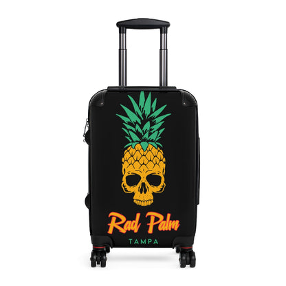 Rad Palm Pineapple Skull Travel Roller Bag