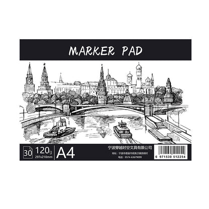Bleed-Resistant Marker Paper Pad