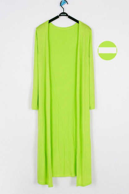 Lightweight Modal Drape Cardigan - Open Front Long Sleeve