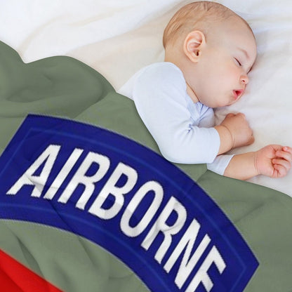 82nd Airborne Division (US Army) Throw Blanket