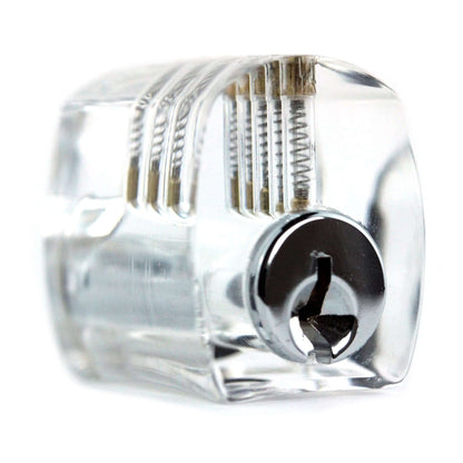 Dangerfield Clear Practice Locks For Training (3) - acrylic lock, padlock, double-sided