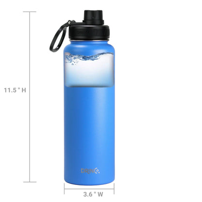 DRINCO® 40oz Stainless Steel Sport Water Bottle - Royal Blue