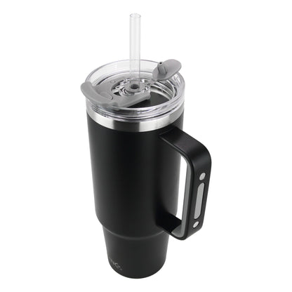 Drinco 30oz BugSur Tumbler with Handle (Black)-USA Flag