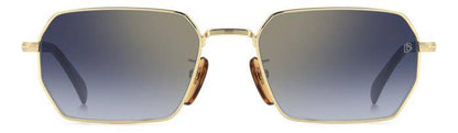 David Beckham DB 1174/S Men's Square Sunglasses - Gold/Black 55mm