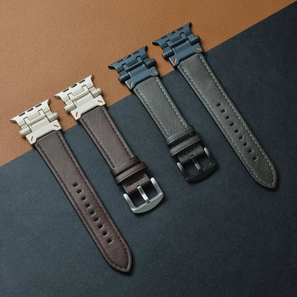 Genuine Leather Apple Watch Band Series 11/10/9/8/7/6/5/4/ SE / Ultra 1/2/3