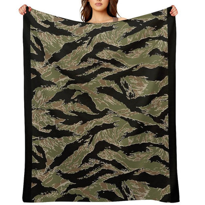 Tigerstripe Camo Throw Blanket