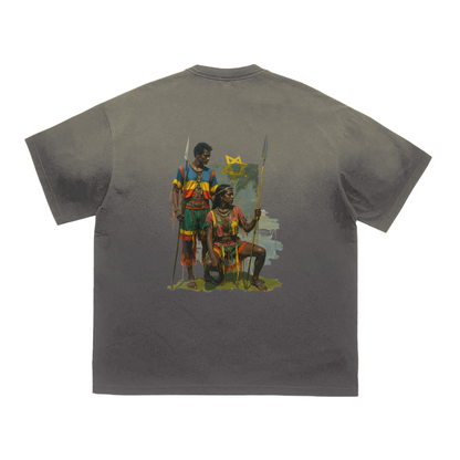 Amaru Khan Stars Cinco Dyed Gradient T-Shirt