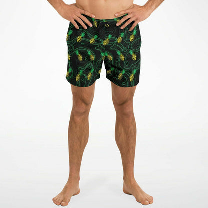 Rad Palm Pineapple Death Swim Trunks