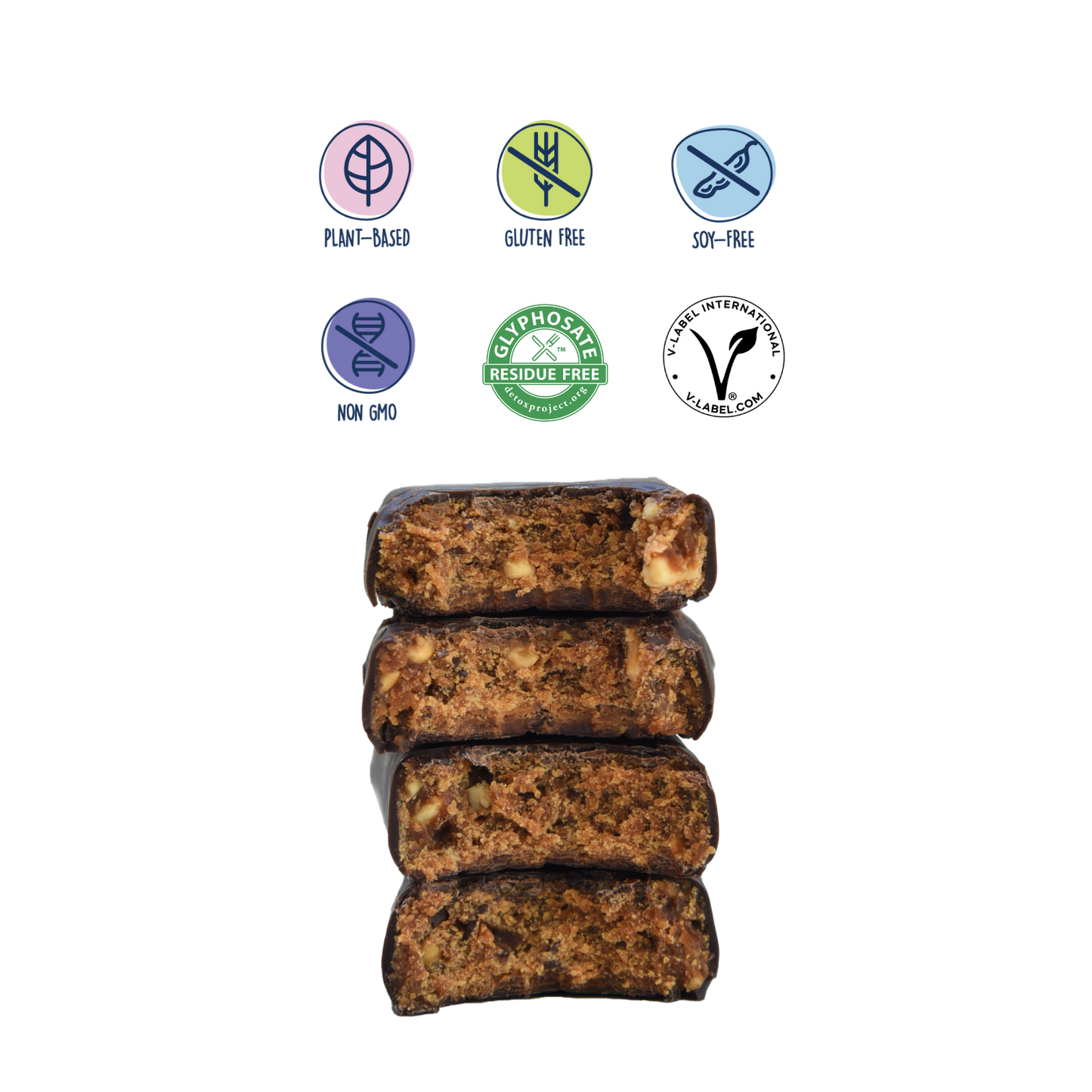 dark chocolate peanut butter nutrition bars