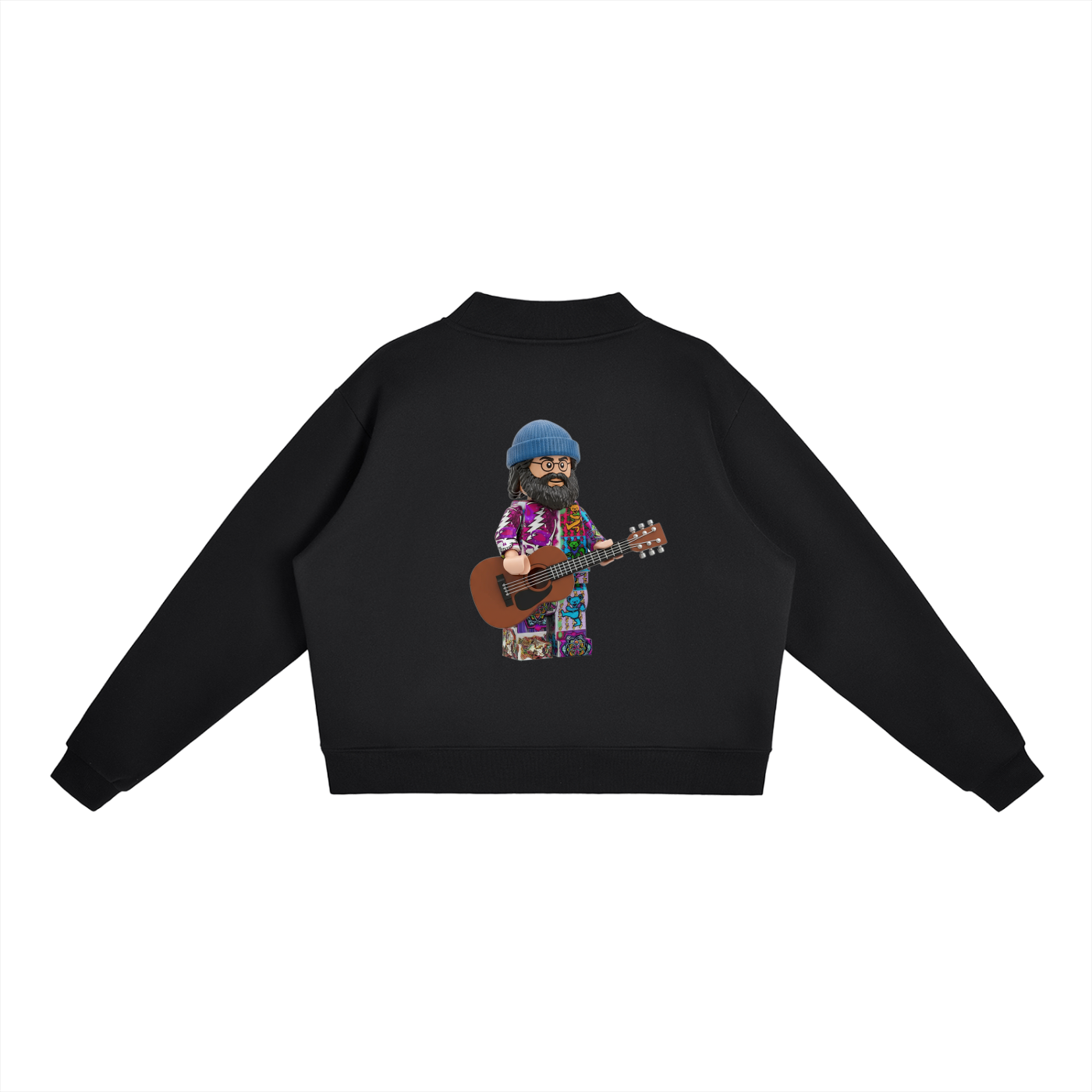 Dead Head Thunder Essential Fleece Mid-Neck Crew Sweatshirt