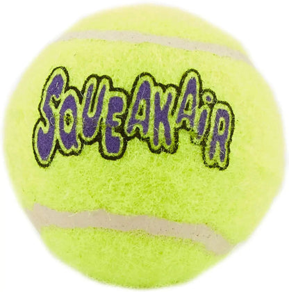 KONG Squeakair Tennis Balls 3Pk Small Airdog Squeaky Dog Fetch Toy 2"