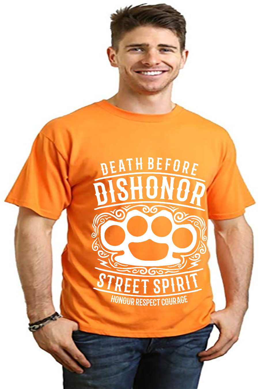 Death Before Men's Bamboo Viscose/Organic Cotton Short Sleeve Graphic T-Shirt