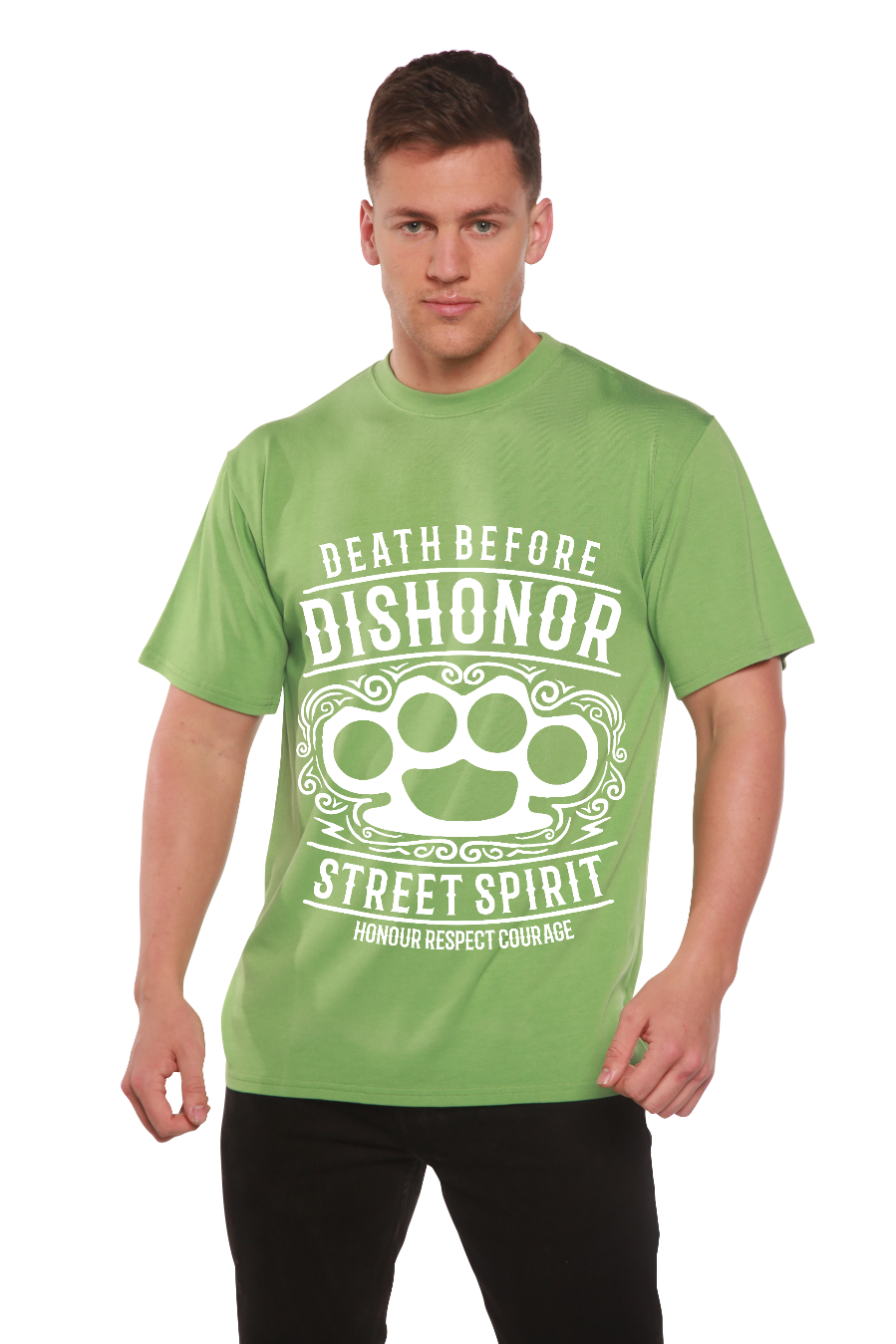 Death Before Men's Bamboo Viscose/Organic Cotton Short Sleeve Graphic T-Shirt